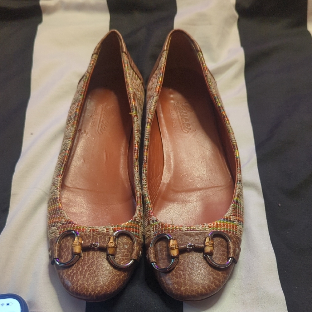 Gucci horsebit ballet flats